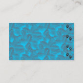 Winter WolfとSpruceビジネスまたはプロファイルカード 名刺 (裏面)