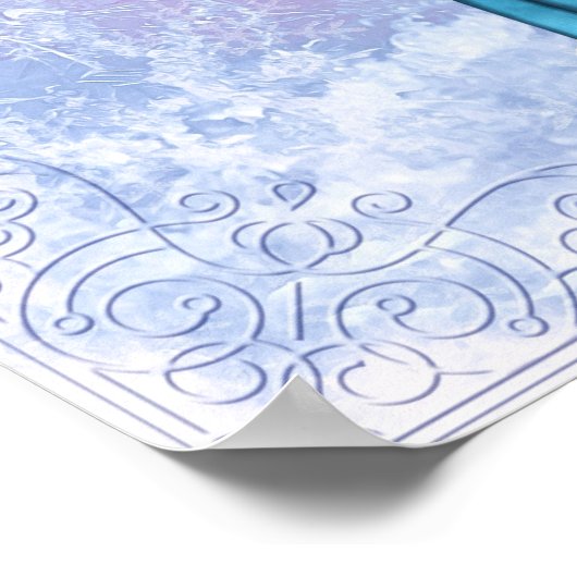 Winter Woman Fantasy Artwork ポスター (角)