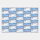 Winter Wonder ラッピングペーパーシート (正面)