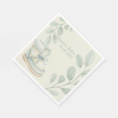 Winter Wonder Baby Shower  スタンダードランチョンナプキン (角)