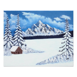 Winter Wonder Glossy ポスター