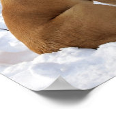 Winter Wonderlandで英語のマスティフのポスター ポスター (角)