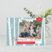 Winter Wonderlandクリスマスフォトカード シーズンカード (スタンド正面)