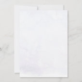 Winter Wonderlandタイムカプセルノートメッセージカード サンキューカード (裏面)