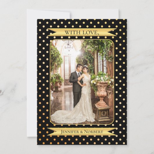 Winter Wonderland初めてのクリスマスの写真カード セーブザデート (裏面)