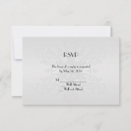 Winter Wonderland応答カード 出欠カード