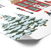 Winter Wonderland (またはフレーズを変更)ポスター ポスター (角)