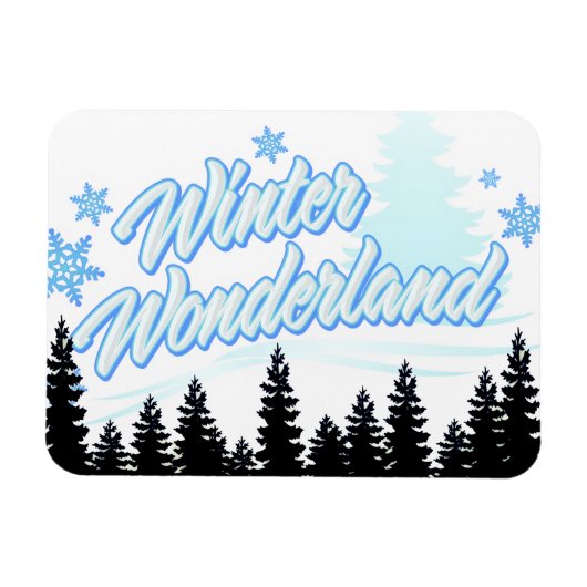 *Winter Wonderland*フレキシブルマグネット マグネット (横)