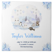 Winter Wonderland Arctic Animals Birth Statistics タイル (正面)