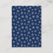 Winter Wonderland Arctic Animals Display Shower エンクロージャーカード (裏面)