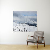 Winter wonderland at Velika Planina, Slovenia タペストリー (インサイチュ(横))