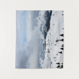 Winter wonderland at Velika Planina, Slovenia タペストリー