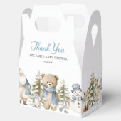 Winter Wonderland Baby Shower フェイバーボックス (オープン)