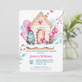 Winter Wonderland Baby Shower Invitation 招待状 (スタンド正面)