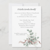 Winter Wonderland Baby Shower Invitation 招待状 (正面)