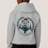 Winter Wonderland Bear – Cute Santa Hat Christmas  (裏面)