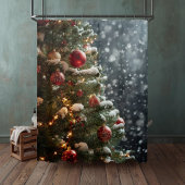 Winter Wonderland Christmas Shower Curtain シャワーカーテン