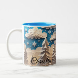 Winter Wonderland Coffee Mug ツートーンマグカップ