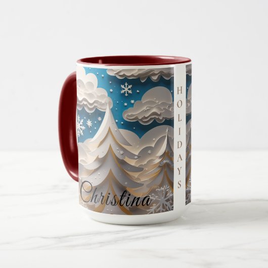 Winter Wonderland Coffee Mug マグカップ (正面左)