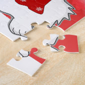 Winter Wonderland Deer, Tree, & Bear Christmas  ジグソーパズル (側面)