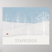 Winter Wonderland Family Name ポスター (正面)