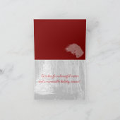 Winter Wonderland Friesian Horse 3 Card シーズンカード (内部)