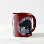 Winter Wonderland Friesian Horse Mug マグカップ (正面右)