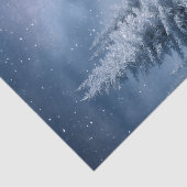 Winter Wonderland Frosted Trees Snowy Forest 薄葉紙 (詳細)