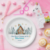 Winter wonderland Gingerbread ペーパープレート (パーティー)