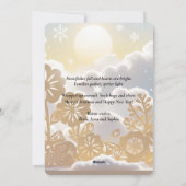 Winter Wonderland Greeting シーズンカード (裏面)