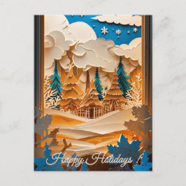 Winter Wonderland Greeting ポストカード