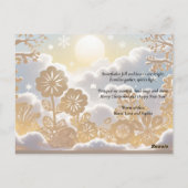 Winter Wonderland Greeting ポストカード (裏面)