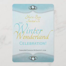Winter Wonderland Invitation 招待状