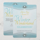 Winter Wonderland Invitation 招待状 (正面/裏面)