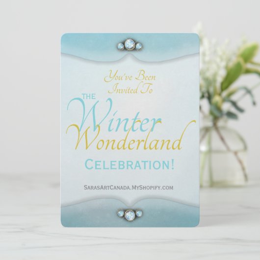Winter Wonderland Invitation 招待状 (スタンド正面)