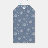 Winter Wonderland Its Cold Outside Boy Baby Shower ギフトタグ (裏面)