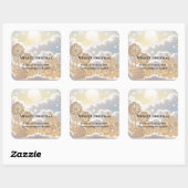 Winter Wonderland Merry Christmas スクエアシール (シート)