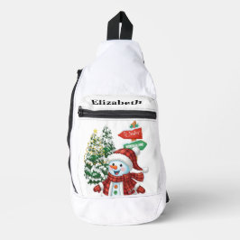 Winter Wonderland - Personalized Crossbody Bag スリングバッグ