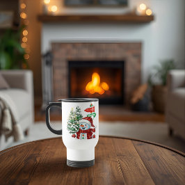 Winter Wonderland - Personalized Travel Mug トラベルマグ