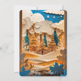 Winter Wonderland Photo Holiday Card シーズンカード