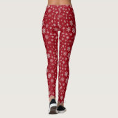 Winter Wonderland Red Leggings レギンス (裏面)