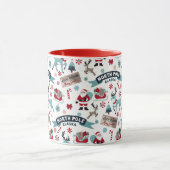 Winter Wonderland – Santa Sleigh and North Pole マグカップ (中央)
