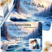 Winter Wonderland Save the Date 案内状