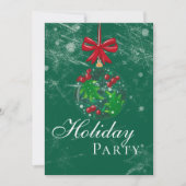 Winter Wonderland Snow Globe Holiday Party 招待状 (正面)