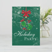 Winter Wonderland Snow Globe Holiday Party 招待状 (スタンド正面)