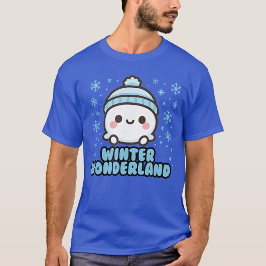 Winter Wonderland Snowball vintage Tシャツ (正面)