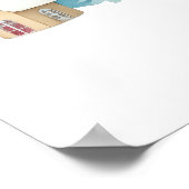 Winter Wonderland Snowy Village  ポスター (角)