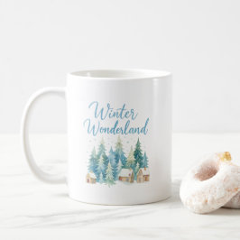Winter Wonderland Snowy Village Mug   コーヒーマグカップ