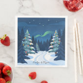 Winter Wonderland Style Christmas Party Napkin (インサイチュ)