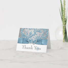 Winter Wonderland Thank You Note Card 2 サンキューカード
